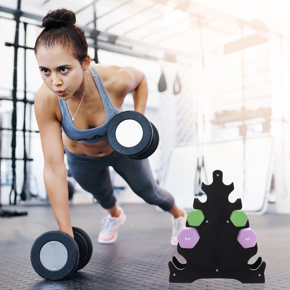 Home Gym Budget - Soporte para mancuernas económico, estante compacto