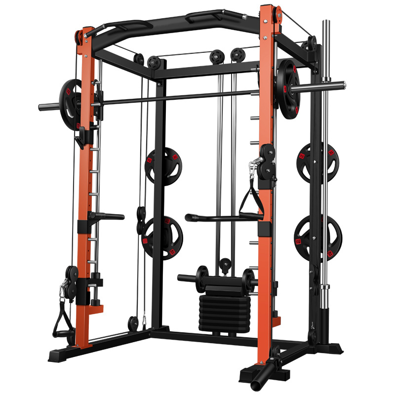 Home Gym With Smith Machine - Equipo Multifuncional para Gimnasio en Casa: