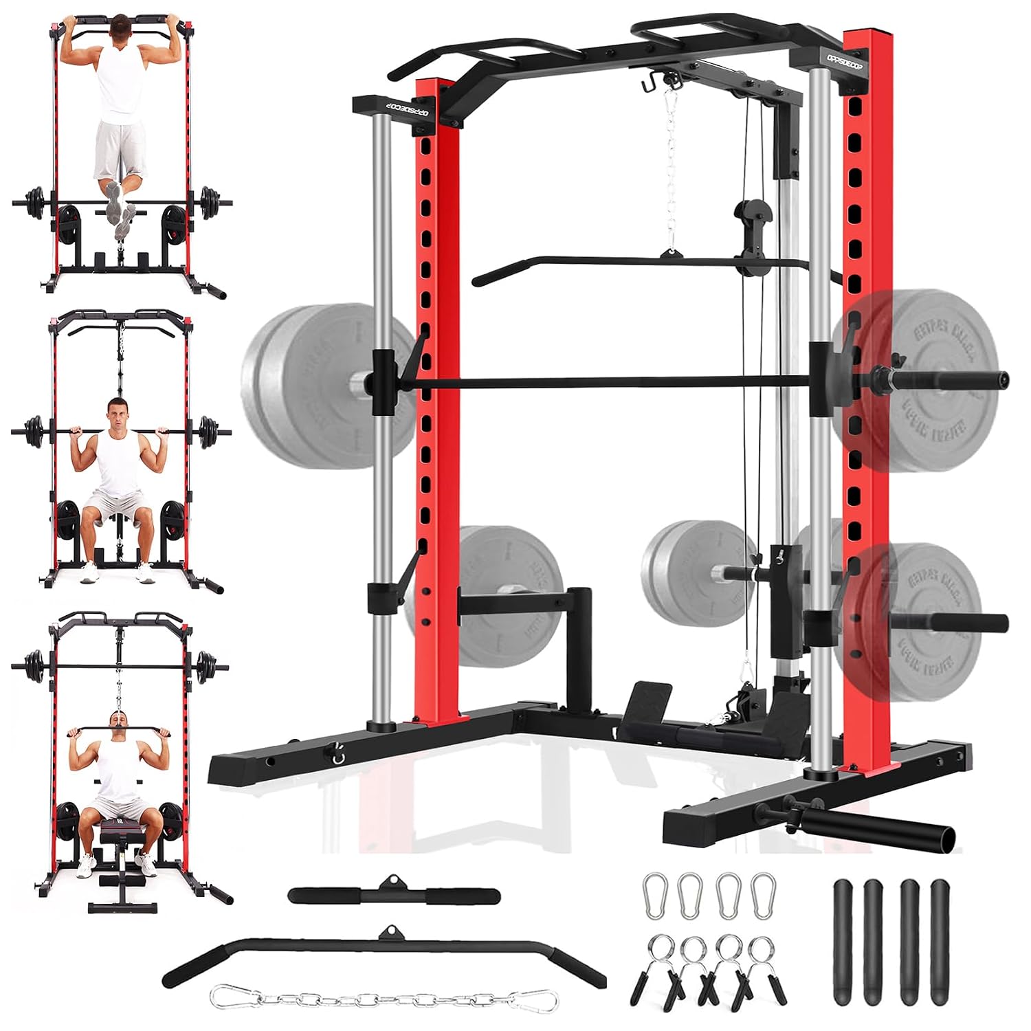 Home Gym With Smith Machine - Máquina Smith Multifuncional con Barra de