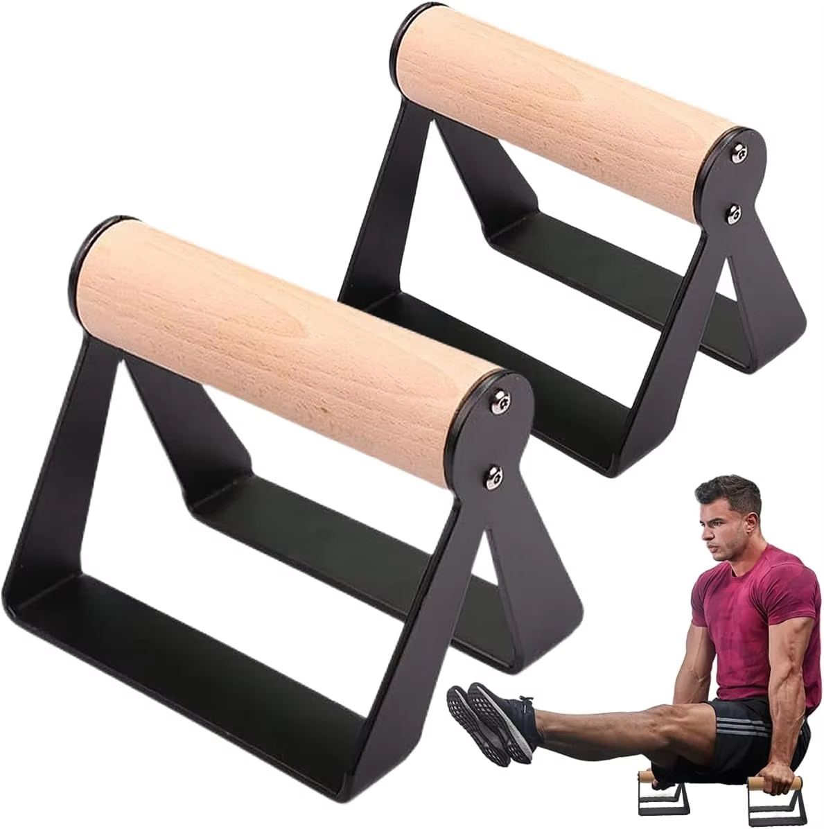 Home Gym Upper Body Workout - Soporte para flexiones para gimnasio en