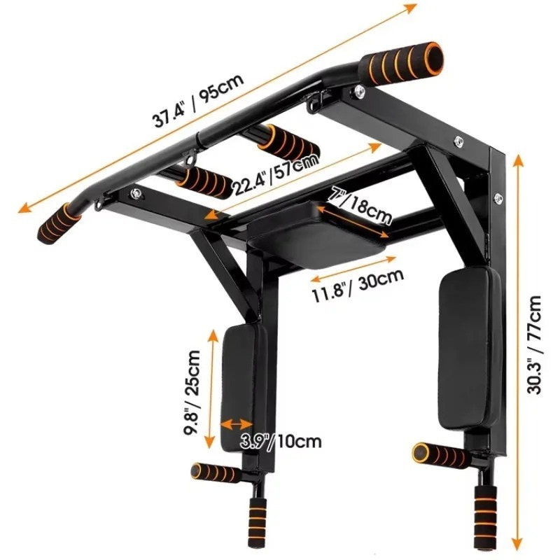 Home Gym Wall Mounted - Barra de dominadas para montar en