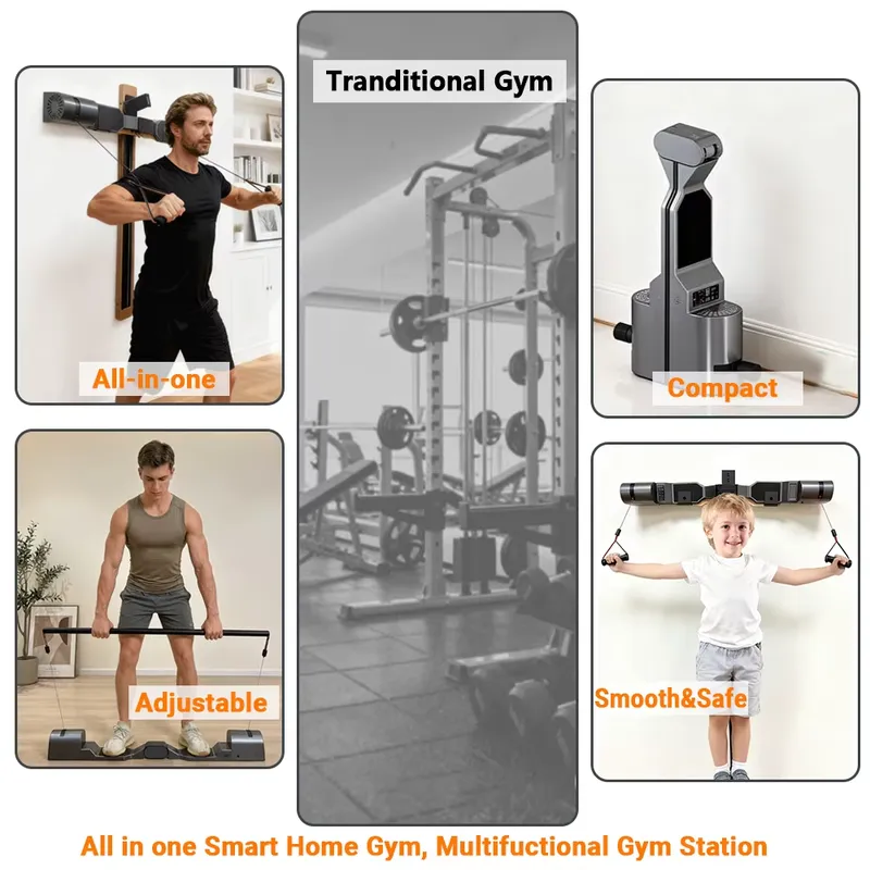 Equipo de Gimnasio Multifuncio - Home Gym With Smith Machine reseña y precio