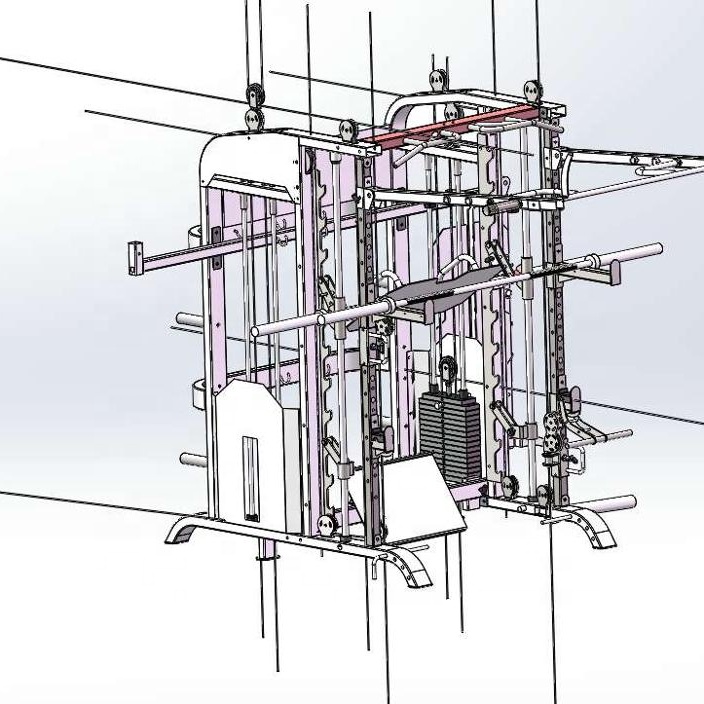 Equipo de Gimnasio de Lujo de  - Home Gym With Smith Machine reseña y precio