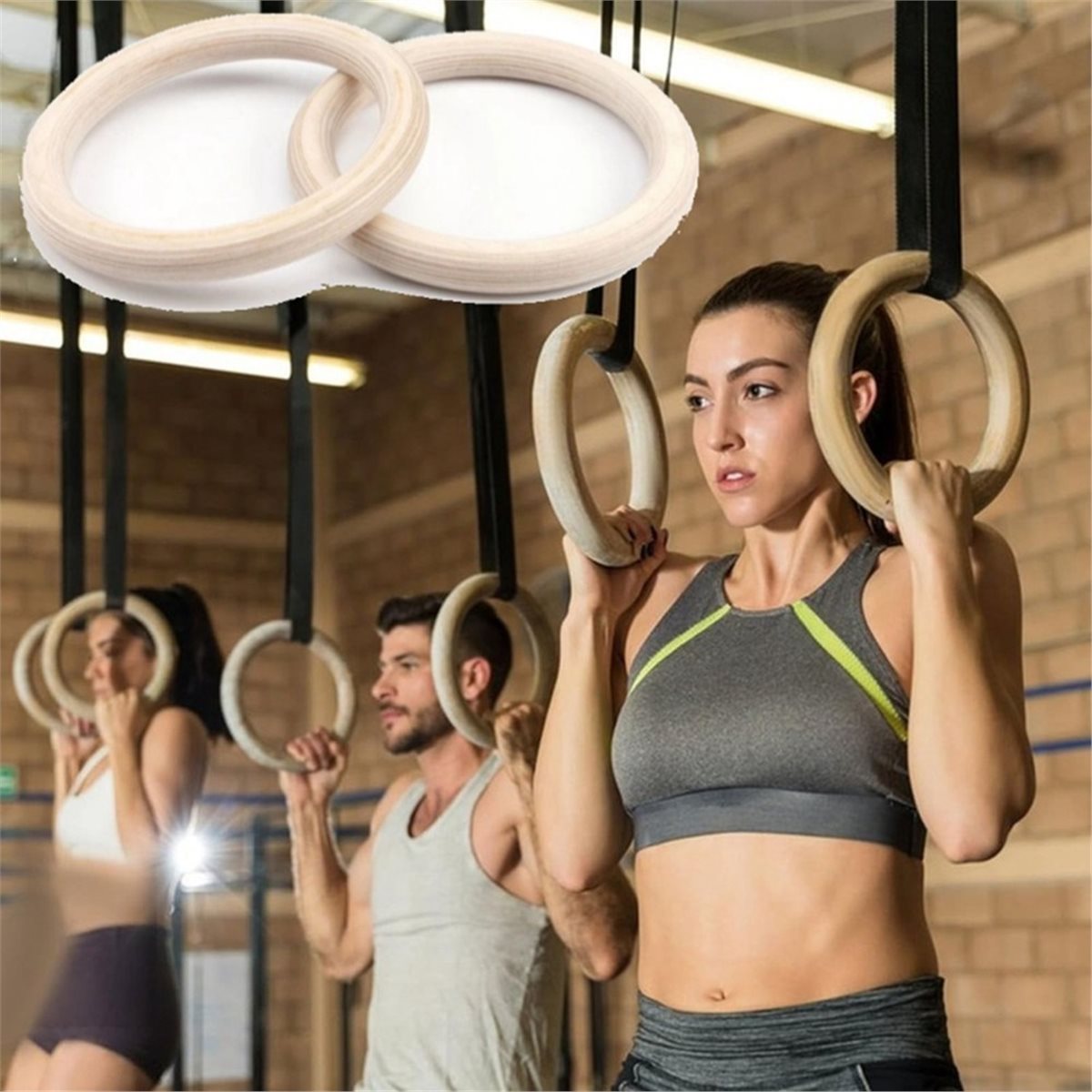 Oferta de Verano: 2 Anillas de - Gymnastic Rings Wooden reseña y precio