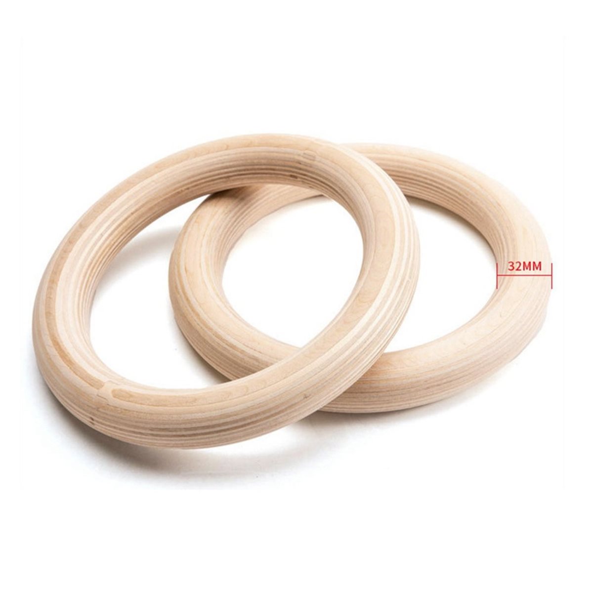Oferta de Verano: 2 Anillas de - Gymnastic Rings Wooden reseña y precio