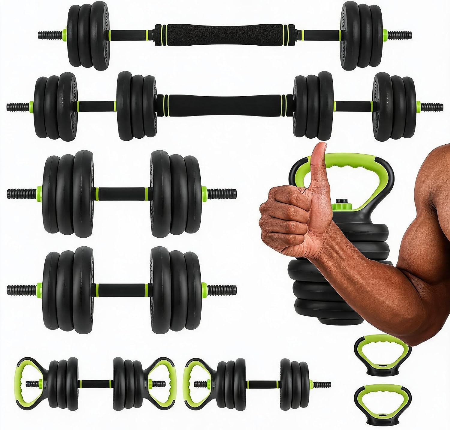 Juego de Mancuernas Ajustables - Home Gym Equipment Set reseña y precio