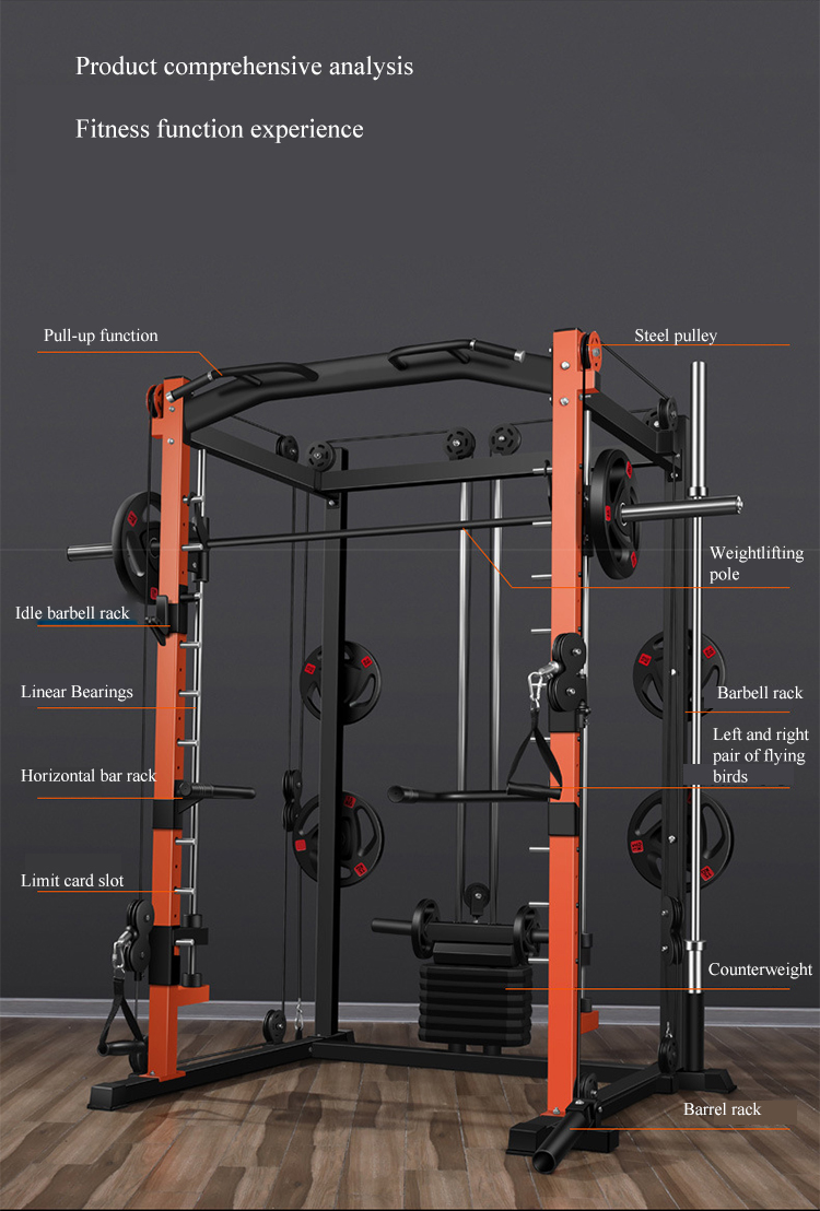 Equipo Multifuncional para Gim - Home Gym With Smith Machine reseña y precio