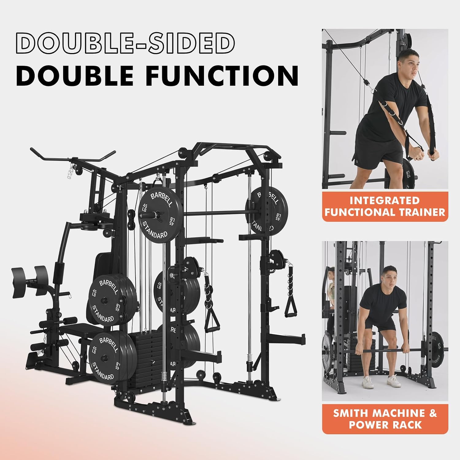 Máquina SmithΔ de Doble Estaci - Home Gym With Smith Machine reseña y precio