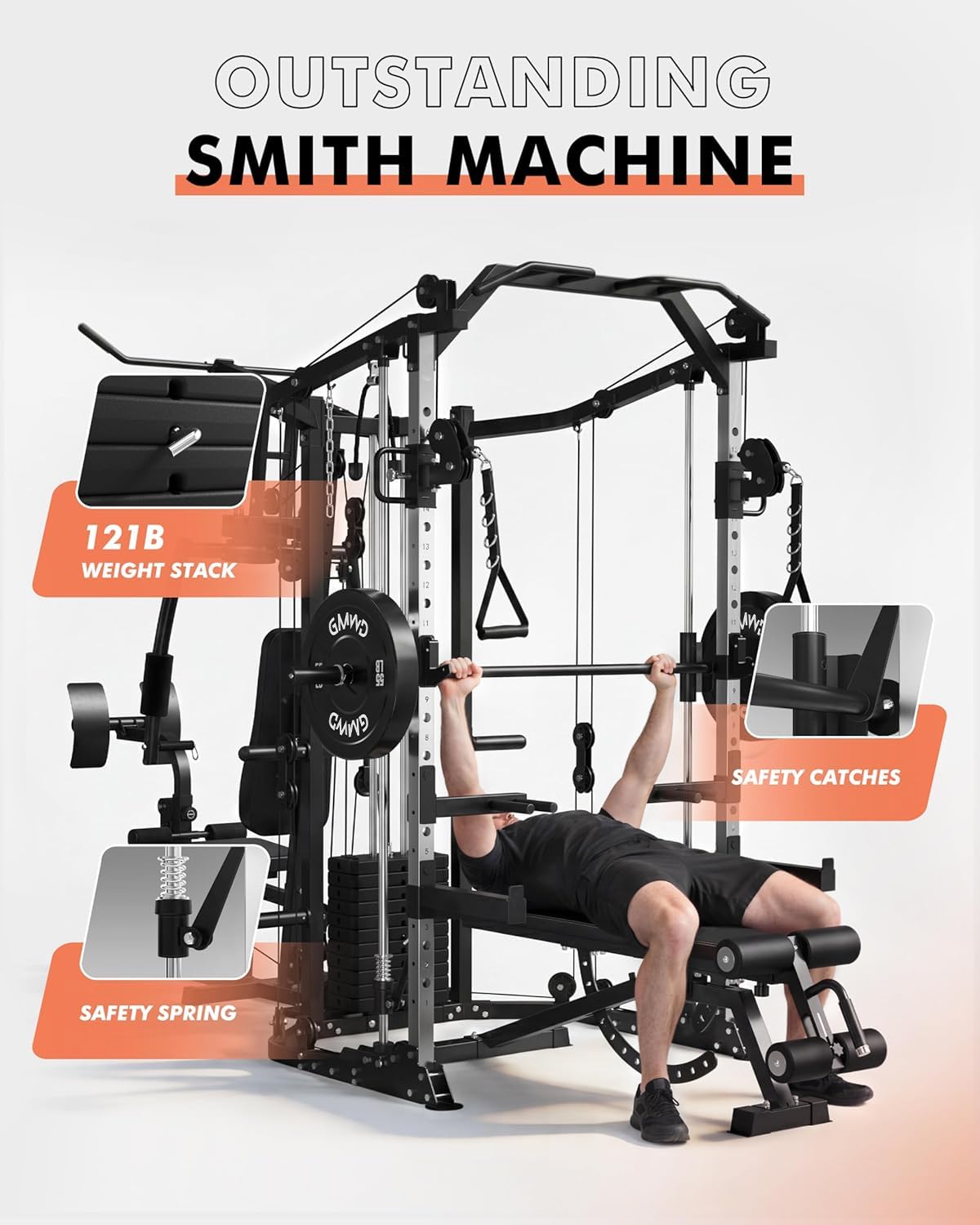 Máquina SmithΔ de Doble Estaci - Home Gym With Smith Machine reseña y precio