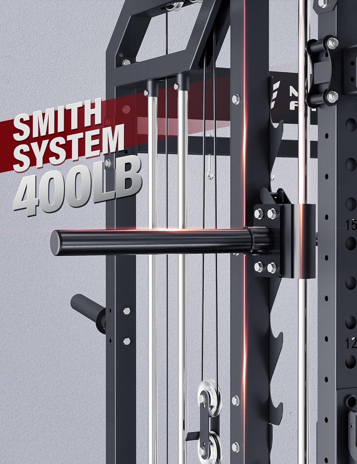 Máquina Smith para Gimnasio en - Home Gym With Smith Machine reseña y precio