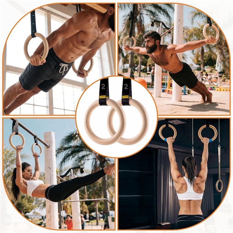 Anillas de Gimnasia de 1.25 Pu - Gymnastic Rings Wooden reseña y precio
