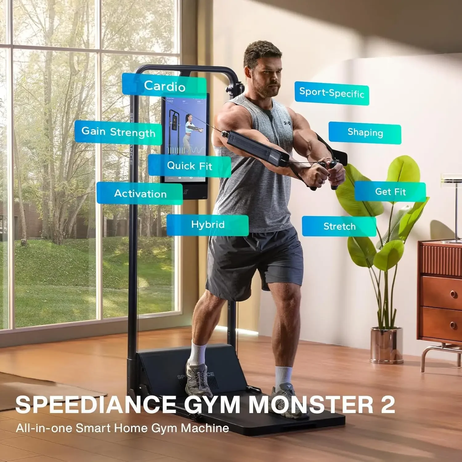 Gym Monster 2, Gimnasio Inteli - Home Gym With Smith Machine reseña y precio