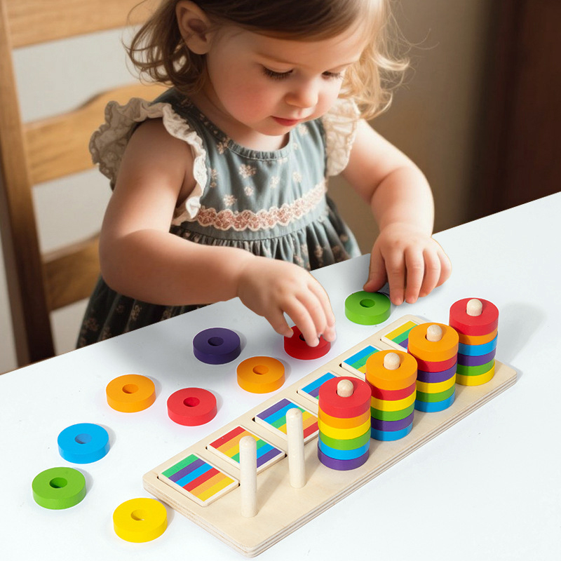 Juego de anillos de arcoíris d - Gymnastic Rings Wooden reseña y precio