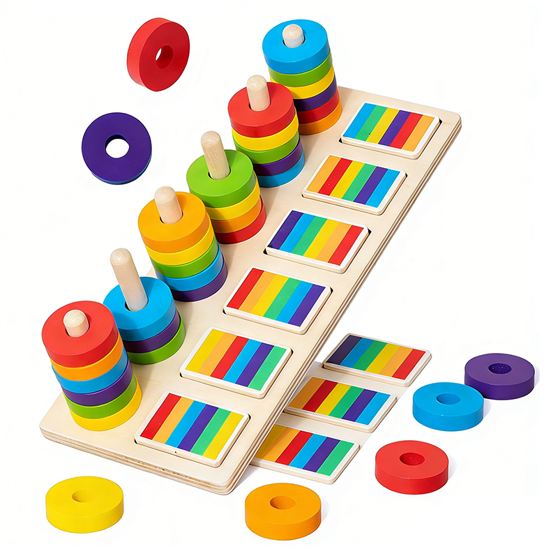 Juego de anillos de arcoíris d - Gymnastic Rings Wooden reseña y precio