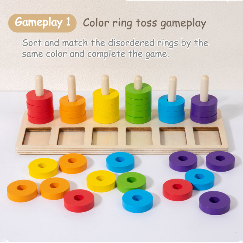 Juego de anillos de arcoíris d - Gymnastic Rings Wooden reseña y precio